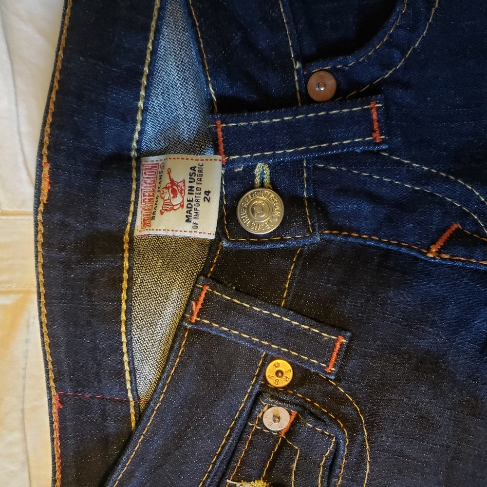 True Religion Billy jeans, size 24 - Picture 3 of 4
